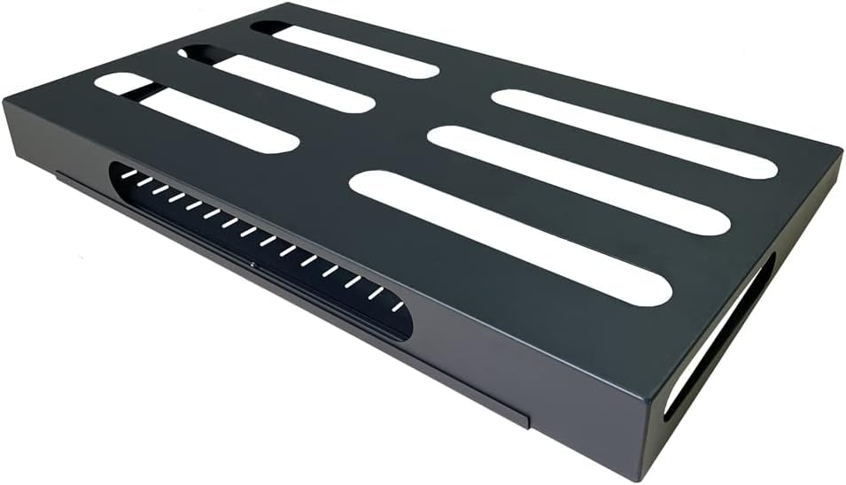 GOKKO Guitar Effects Pedal Board with Storage Bag (L-Black)