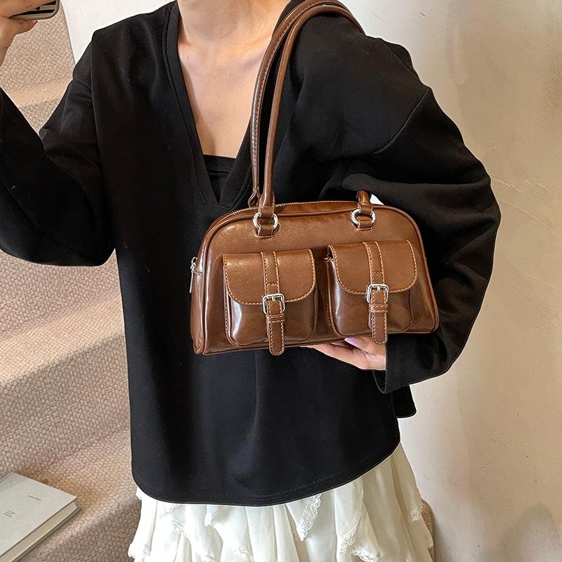 New Large-capacity Bag Women's Fashion Multi-pocket Underarm Shoulder Bag