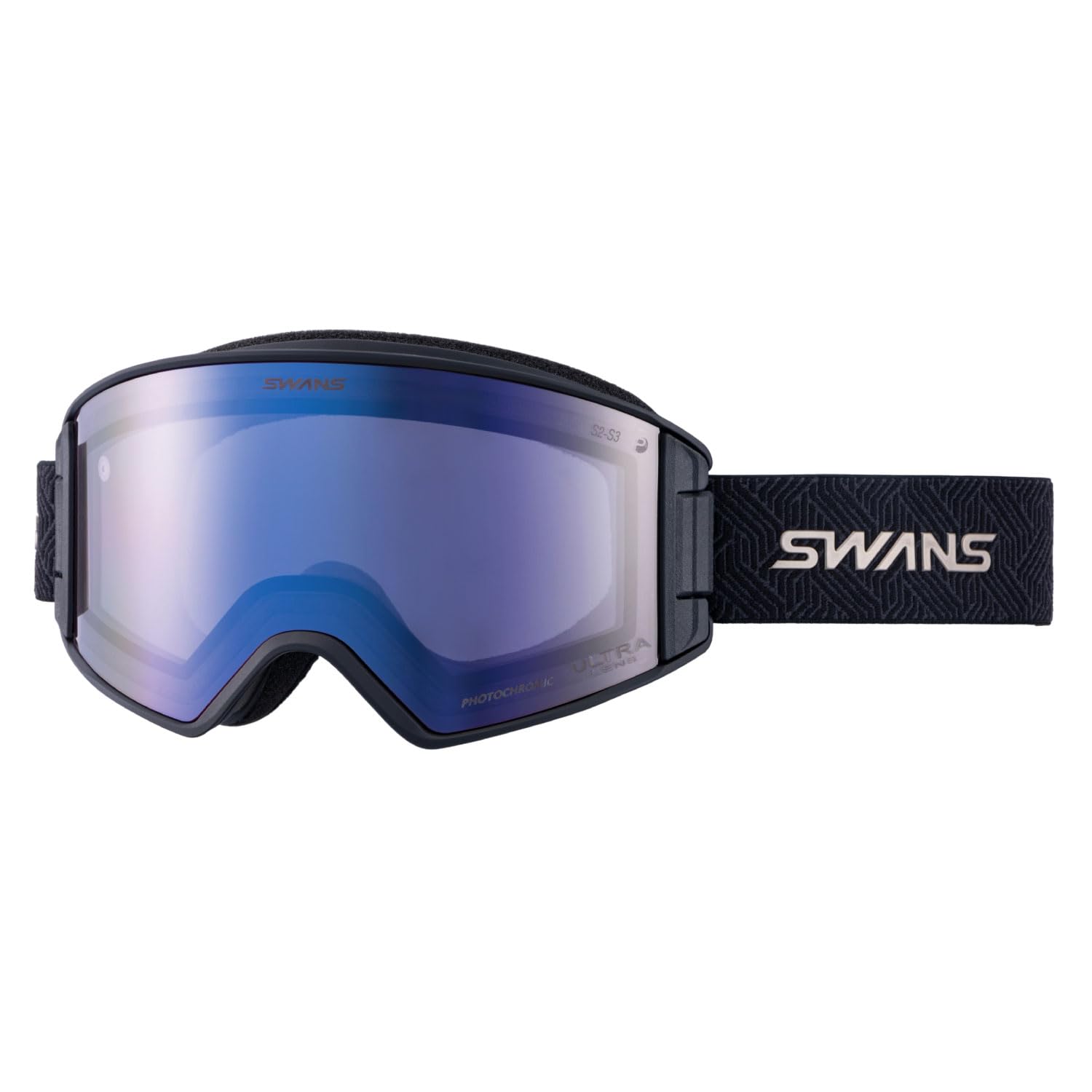 

Swans OUTBACK MBKF Snow Made in Glasses Ultra Ice Mirror x Ultra Light Purple UV Glasses and OB-MDH-CU-LP Goggles, Japan, Anti-Fog, Compatible,