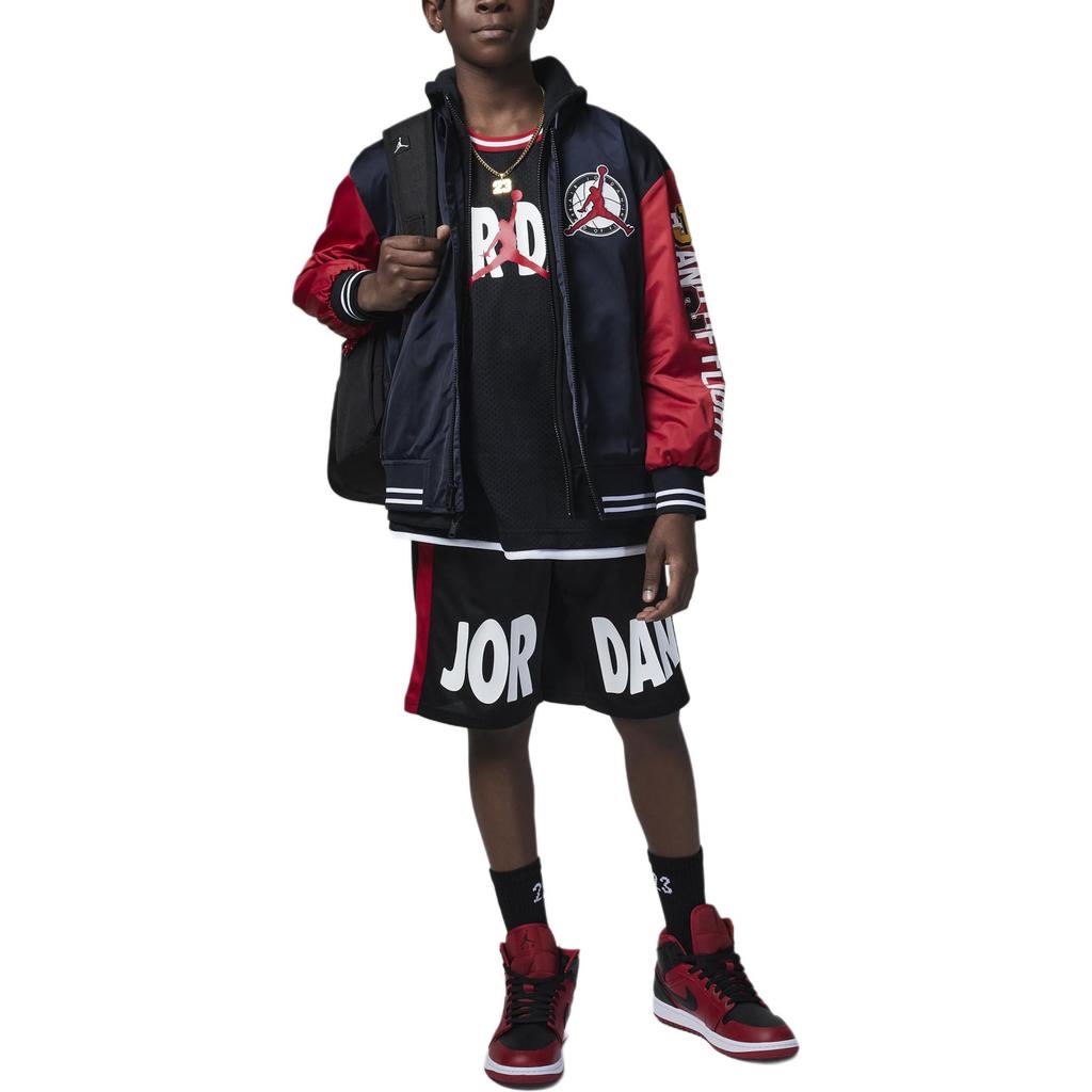 Jordan Kids T Shirts Crew Neck Moderate FQ0646-010