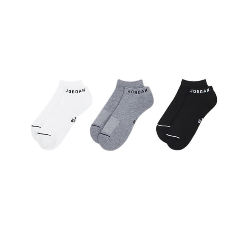 Jordan EVERYDAY No-Show Socks 3-Pack L