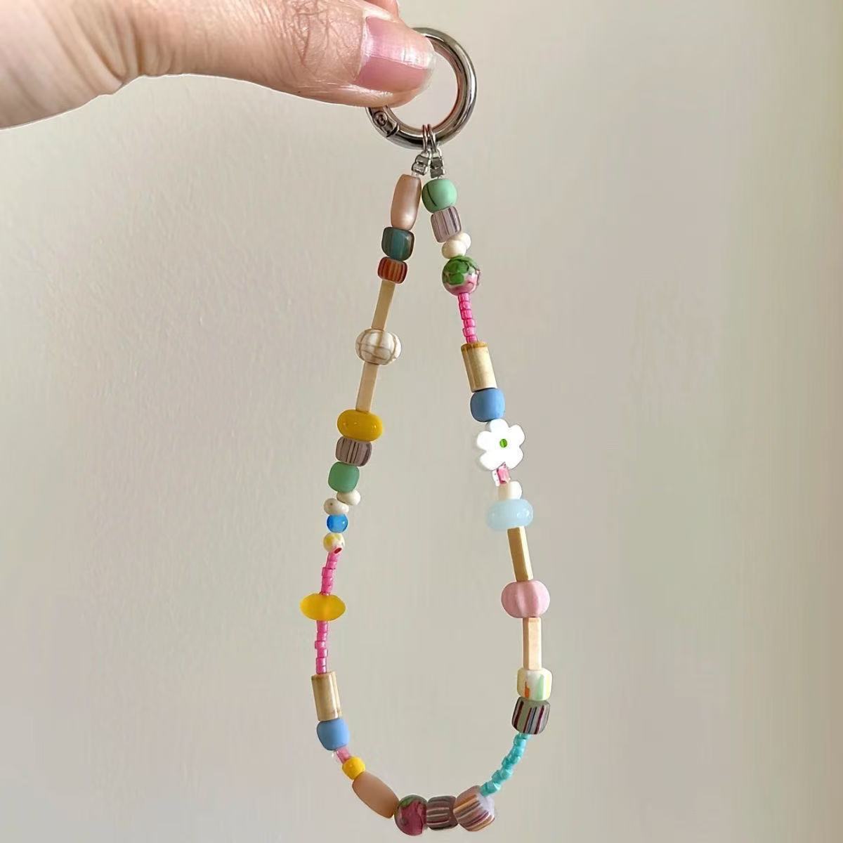 

Весна Лето Свежая Маленькая Ромашка Ручная Работа DIY Цепочка для Телефона Lanyard CCD Стиль Ins Бусины Подвеска Камера Брелок Fresh Little Daisy Hangin