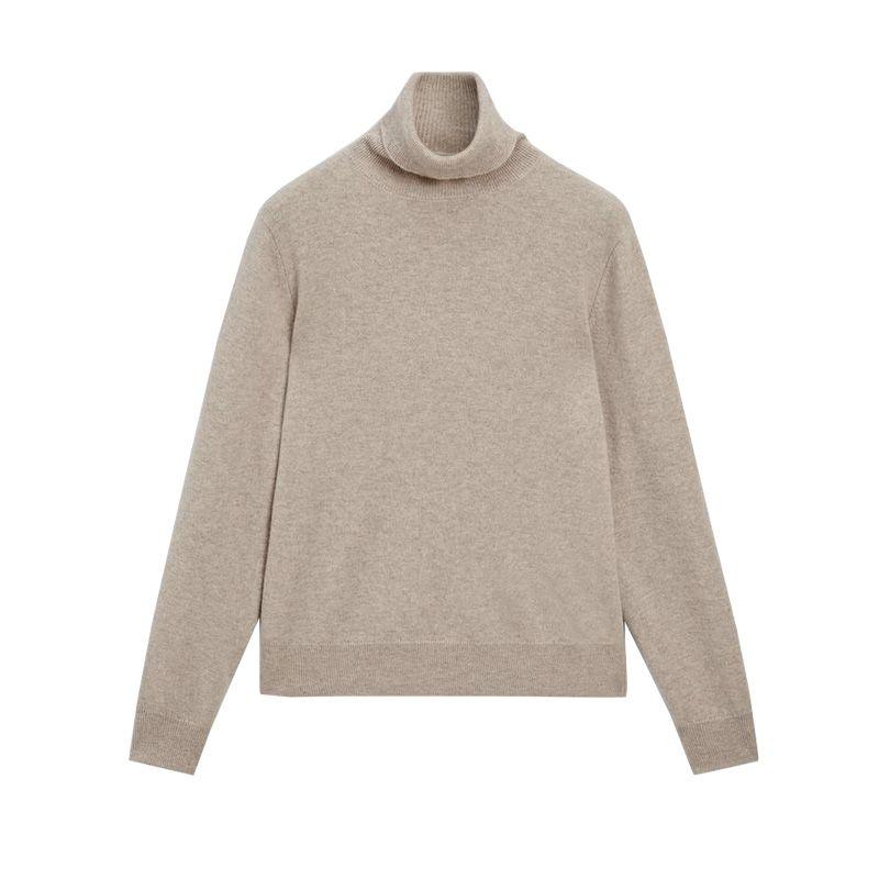 MD Fall and Winter New Women's Clothing Fashion Wind All-Match Commute Turtleneck Long Sleeve Bottoming Sweater Knitwear 5721620