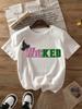 Wicked The Musical Inspired Print Tshirt  Crew Neck Short Sleeve Summer Women Clothing Fashion Sleeves TShirts  Student Tee