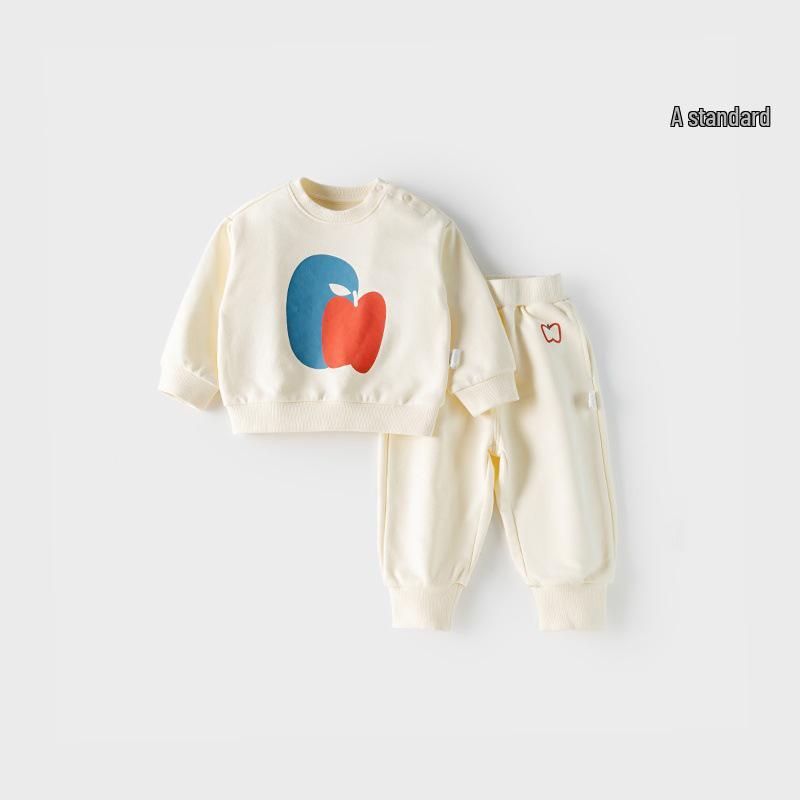 Kleinkind Herbst Sweatshirt & Sweatpants Set für Jungen und Mädchen