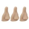 3PCS Silicone Nose Model Soft Flexible Reusable Simulation 3D Silicone Nose Model for Practice
