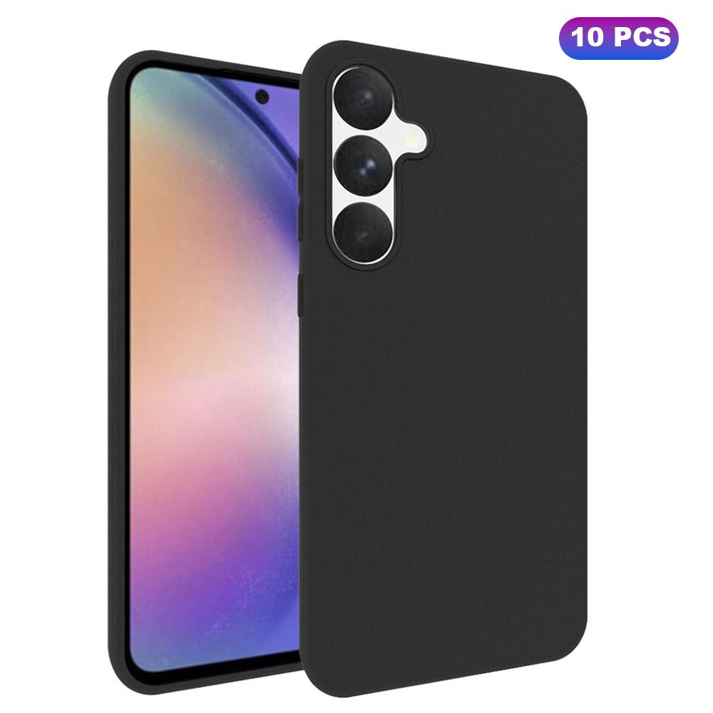 

10Pcs/Pack for Samsung Galaxy A55 5G TPU Phone Case Dual-sided Matte Finish A