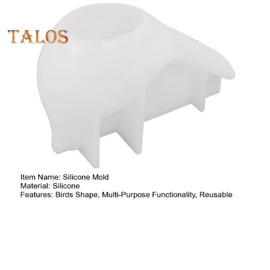 Silicone Mold Birds-Shaped Display Mold Candles Soaps Ornament Easy Release Mold DIY Crafts Soap Chocolate Making Mold
