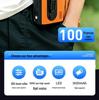 Portable Mini Waist Fan with Ice Pack & LED Light for Outdoor Use