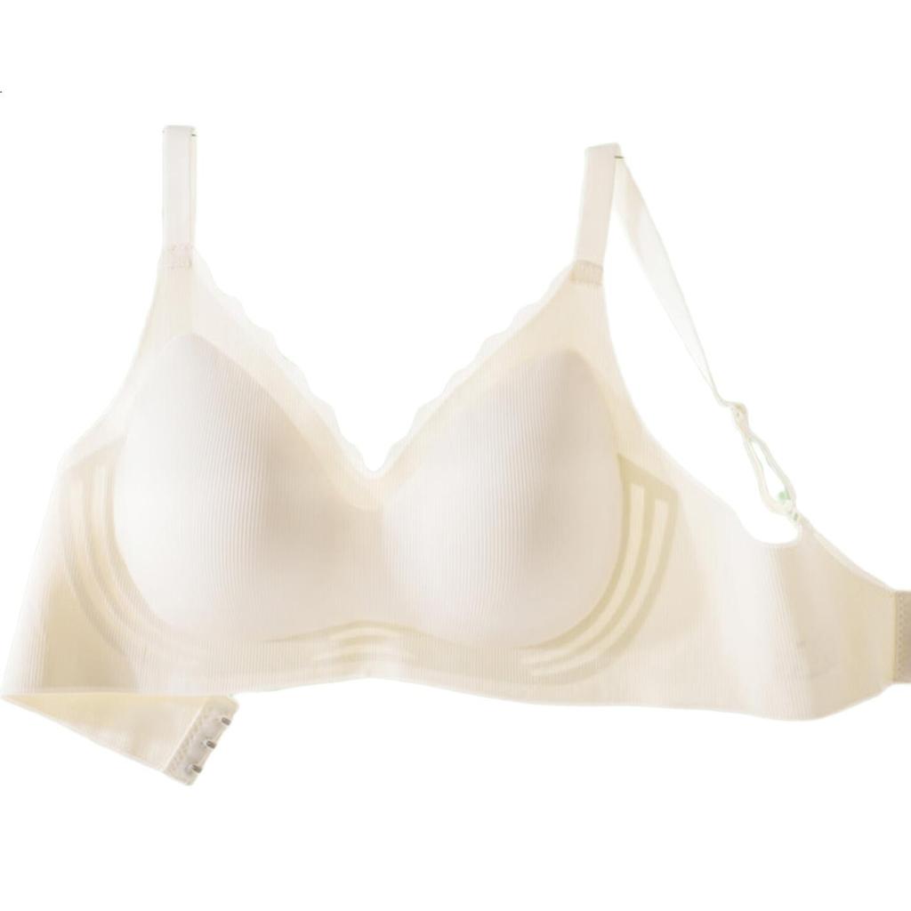 GRACEWELL Seamless Bra for Women, Nude Feel, Push-Up for Small Breasts, Autumn And Winter, Prevent Sagging, Lift Side Boob, Wireless Brassiere, QS