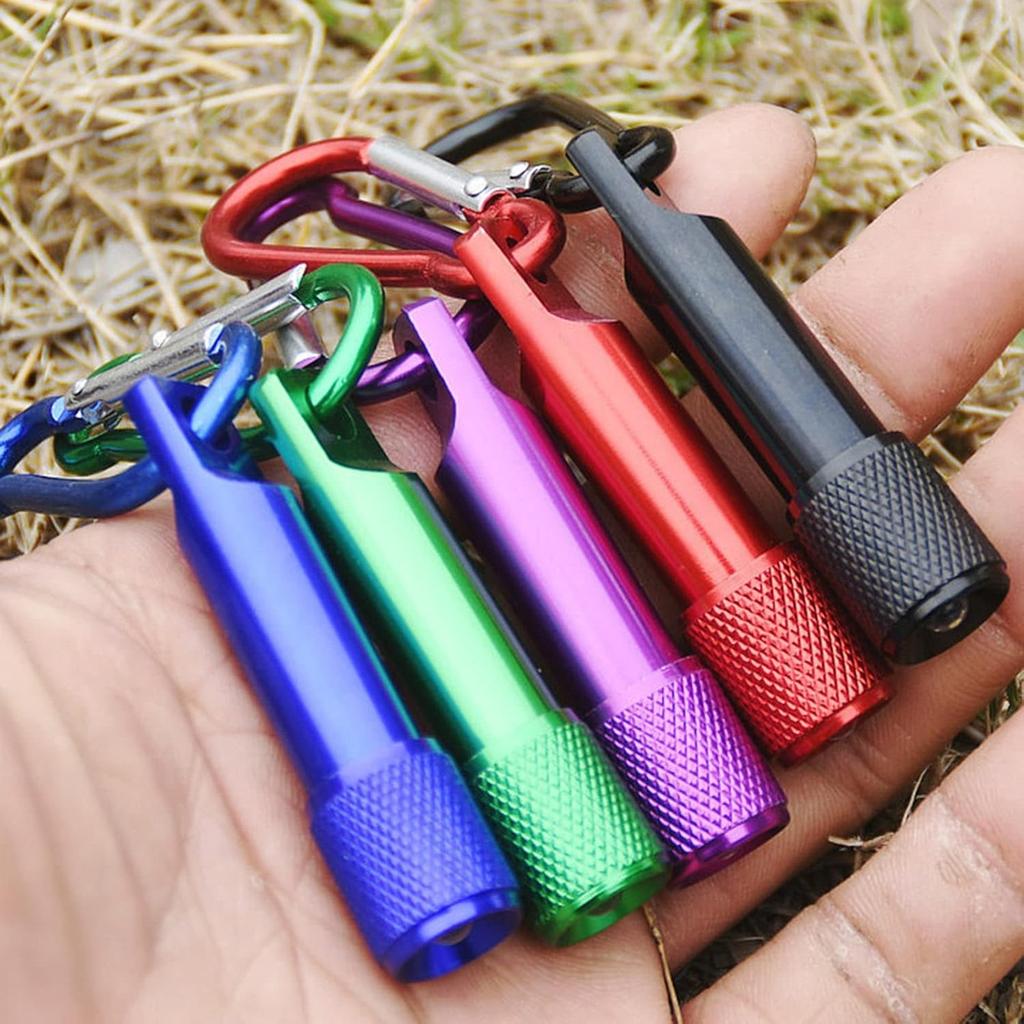 LED Flashlight with Carabiner Keychain Flashlight Portable LED Flashlight for Camping Cycling Backpacking