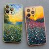 Aesthetic Beauty Sunset Flower Field Phone Case For iPhone 16 13 12 Mini 11 Pro Max 14 15 Plus Pro Max XS X XR 7 8 SE2 Covers