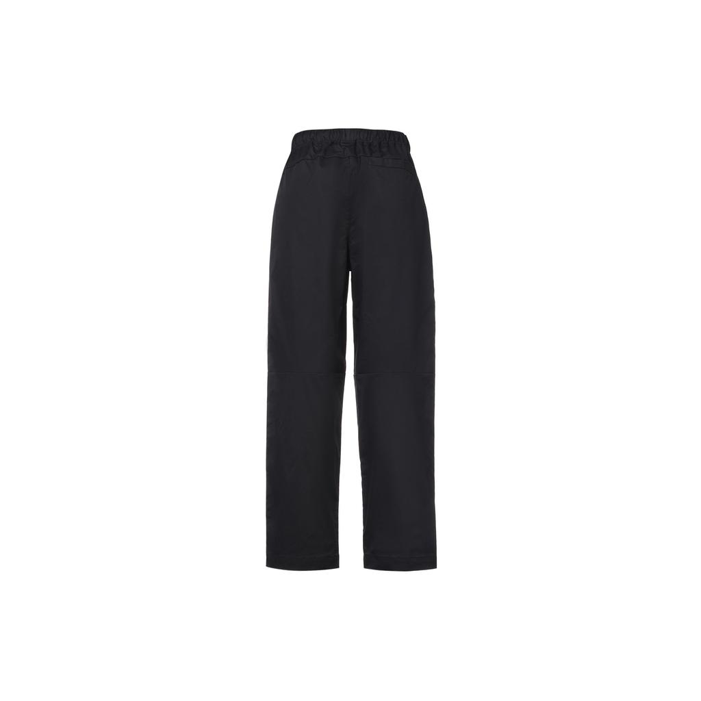 Nike Solid Color Lace-Up Woven Straight Leg Casual Pants Men Bottoms Black DX3337-010