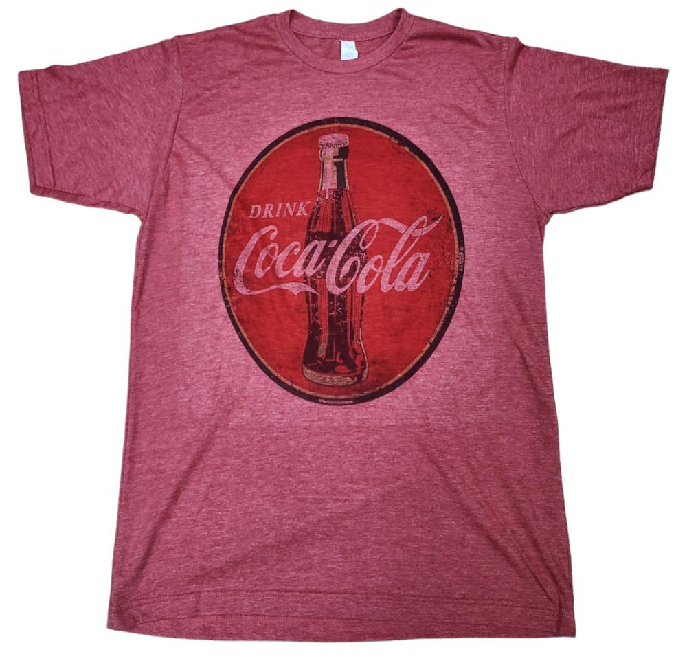 CocaCola Men039s Enjoy Coke Distressed Classic TShirt Red new Unisex T-Shirt S