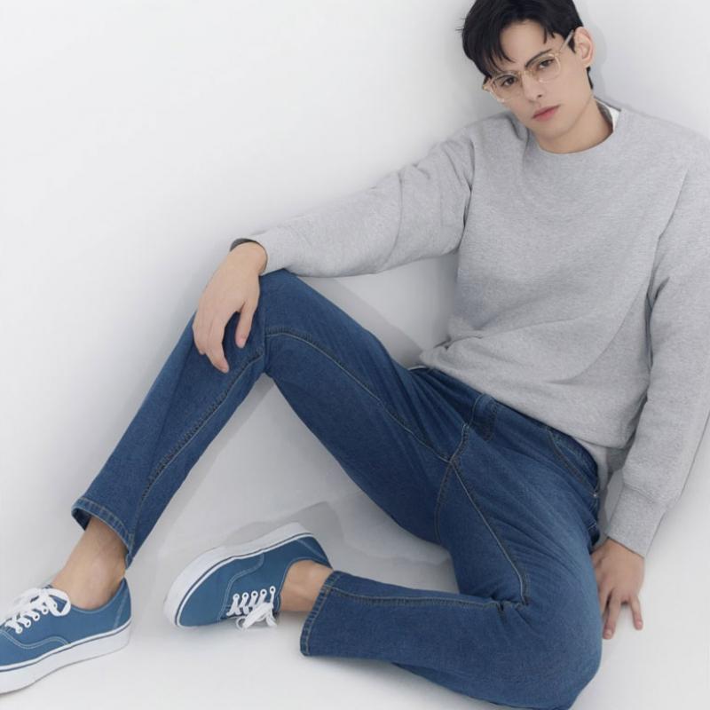 Bang Bang Men S Lycra Straight Fit Denim 1+1