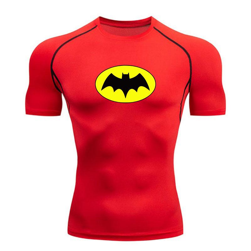 Men's Quick Dry Compression Fitness T-shirt, Breathable Stre