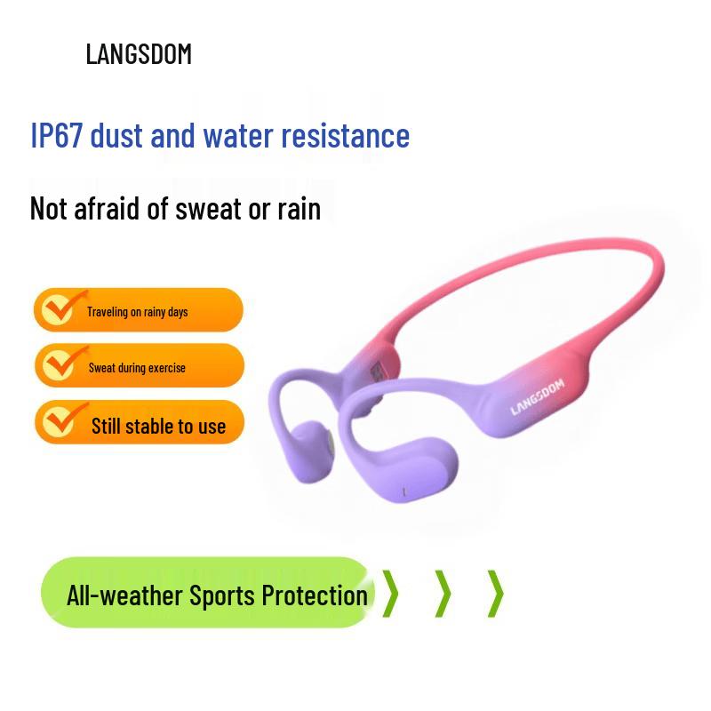Lanston BE19 AirWave Pro Open-Ear Bone Conduction Sports Bluetooth Headset