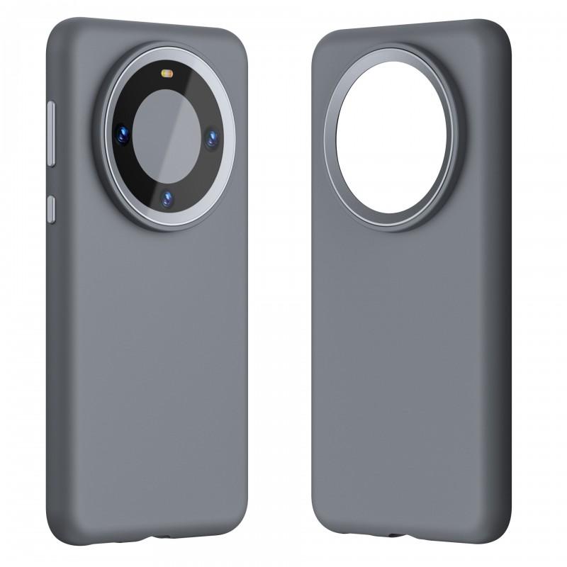 Liquid Silicone Phone Case Mate 60 With Metal Ring Lens Protection Minimalist Full Cover Shockproof Anti-Fingerprint