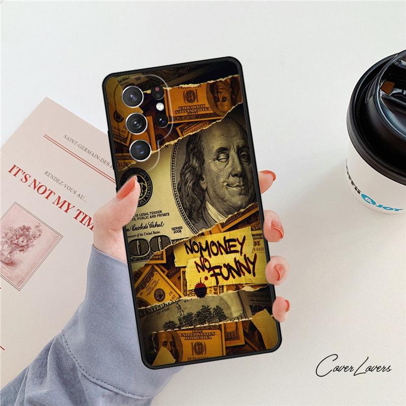 Dollars Money phone case For Samsung Galaxy S24 S25 S23 S22 Ultra Note 10 20 Plus S20 S21 FE Cover