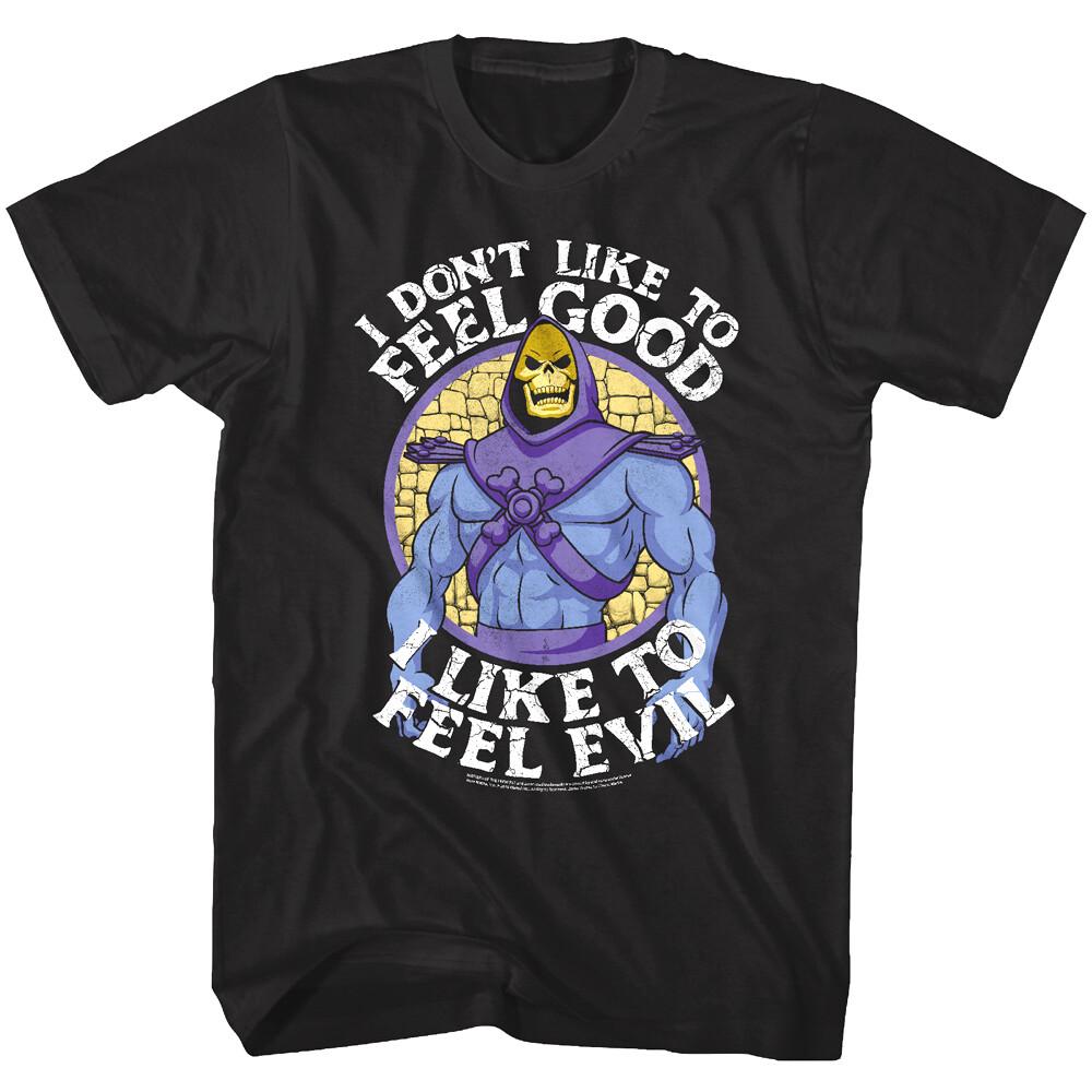 Masters of the Universe Skeletor Like to Feel Evil Men T Shirt He-Man Eternia M