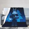 Azuretime & Timeazure Forsaken Blanket Warm Pattern Plush Throw Blanket For Kids Living Room Flannel Bedspread Bed Cover