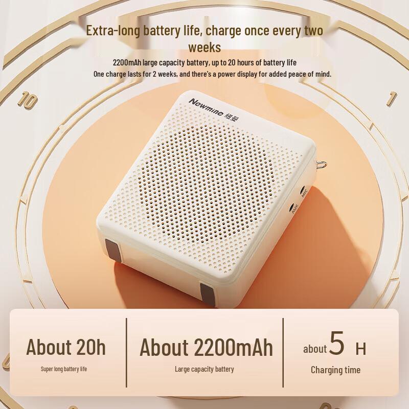 Newmine U-225 Portable Voice Amplifier with Wireless Microphone