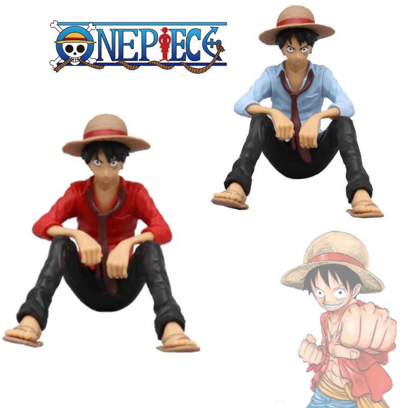 One Piece Luffy Car Decoration Figure Pvc Material Perfect For Anime Fans