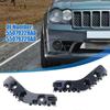 1 Pair Black Plastic Car Front Left & Right Bumper Bracket 55079229AD 55079228AD for 2011-2013