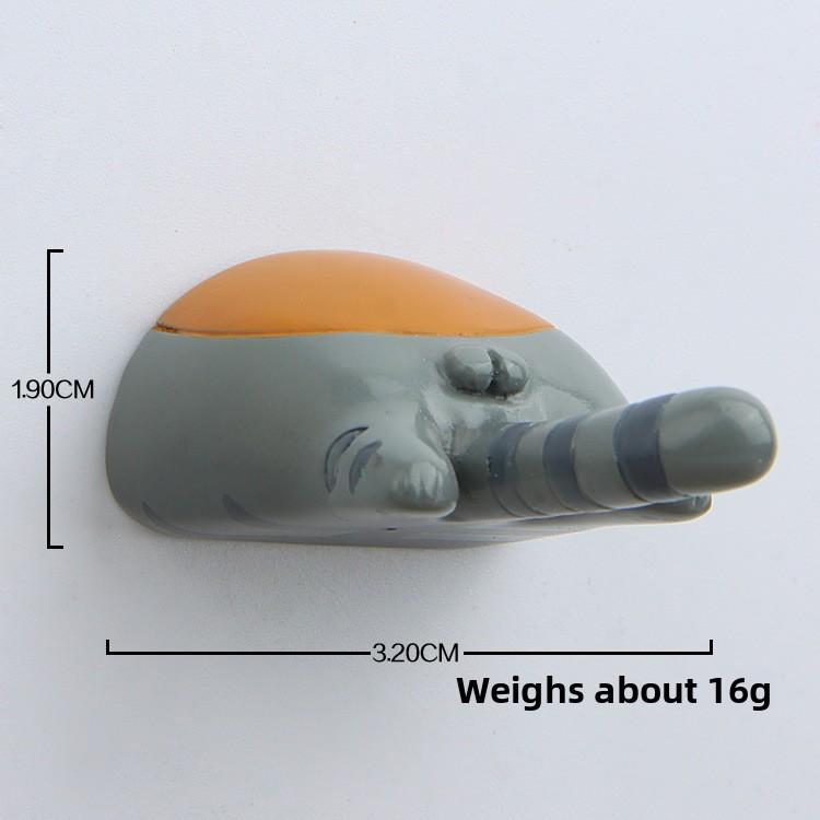 Cartoon Cute Cat Butt Shape Resin Magnetic Refrigerator Decoration Gifts For