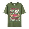 Unisex Clothing 44 Years Old Gifts 44th Birthday Made In 1980 Tshirts Geek New Coming Design T Shirt Combed Cotton Unisex Tshirt
