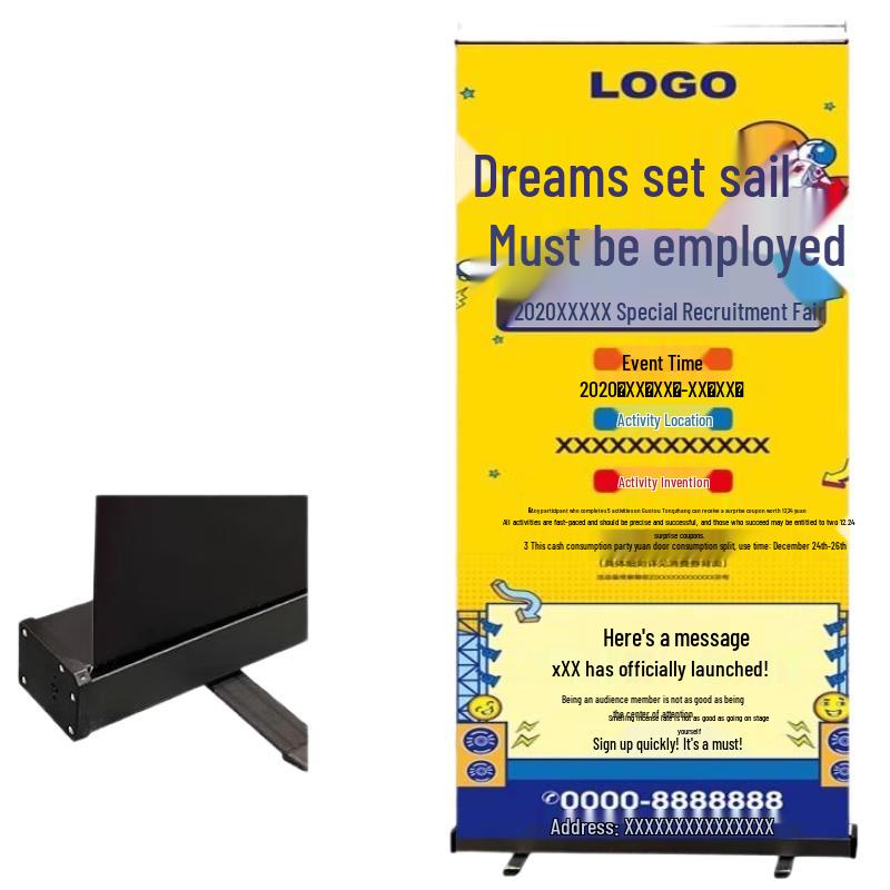 HANDUNYOU Roll-up Banner Display with PP Poster
