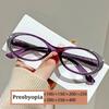 Women'S Luxury Diamond Reading Glasses Trendy New Far Sight Eyeglasses For Men Ladies Blue Light Blocking Eyewear 0+1.0+4.0