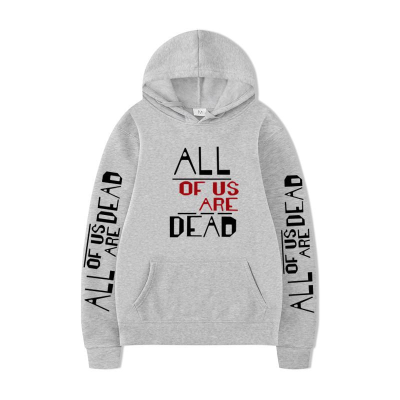 All of Us Are Dead Korean Drama Print Men's Hoodie Vintage Unisex Pullover Men Graphic Hoody Tops Oversize Clothing