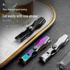 Anti-Splash Self-Locking Stainless Steel Nail Clippers for Thick Toenails