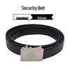Pánský černý bezpečnostní služební opasek Xunzhanying s automatickou přezkou