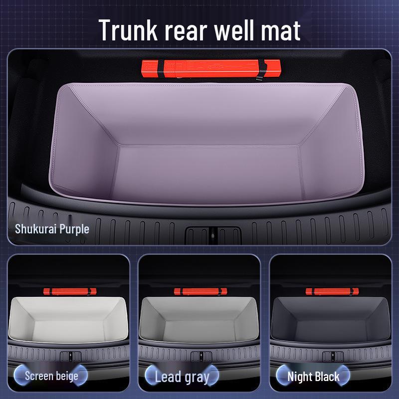 Deep Blue L06 Full Coverage Trunk Mat for 26 New Model Cars - Interior Accessories