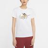 Nike Unicorn Cartoon Logo Knit Short Sleeve T-Shirt Women Tops White CW6758-100