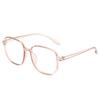 New Trendy Women's Large Blue Light Glasses Frames - TikTok Style Prescription-Ready.