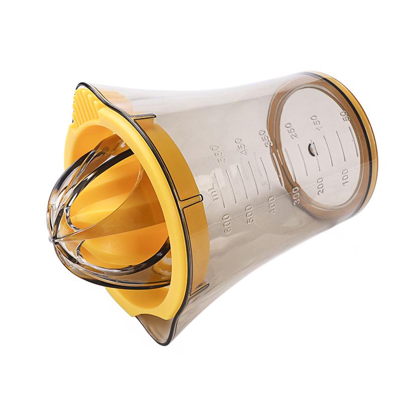 Lemon Squeezer Manual Citrus Juicer with Measuring Cup 600Ml and Cover Lemon Squeezer Juicer Lime Squeezer Bar Tool JT72