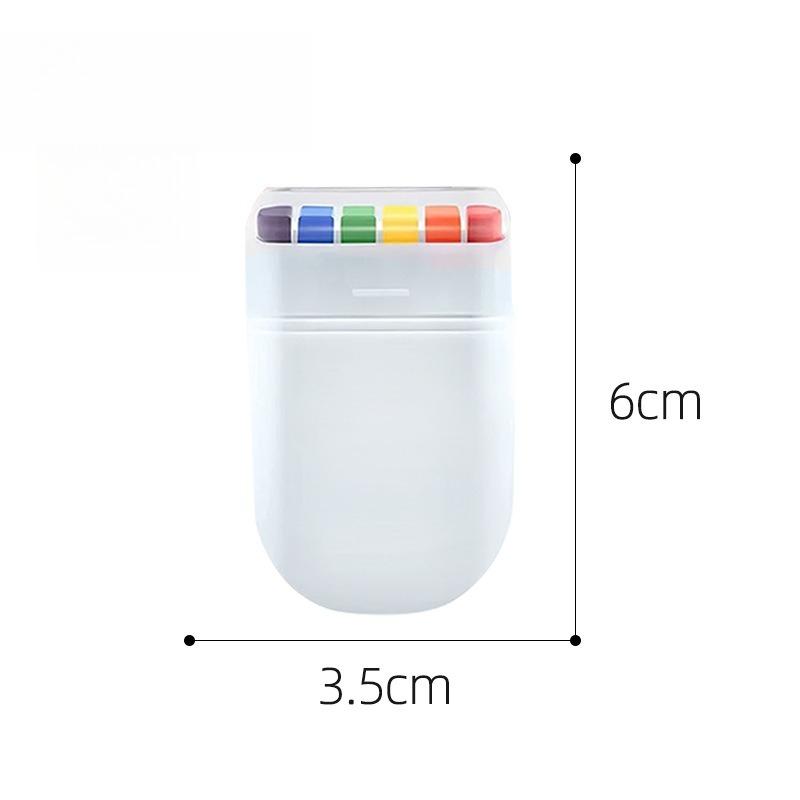 1PACK 6-color Rainbow Face Color World Cup European Cup Face Painting, Halloween Rainbow Bar Face Graffiti Crayon