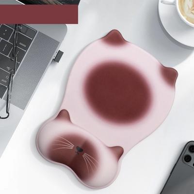 Creative Cute Cat Wrist Rest Mouse Pad Ergonomic Comfortable Hand Support Mouse Mat Non Slip Silicone Gaming Mousepad Gifts
