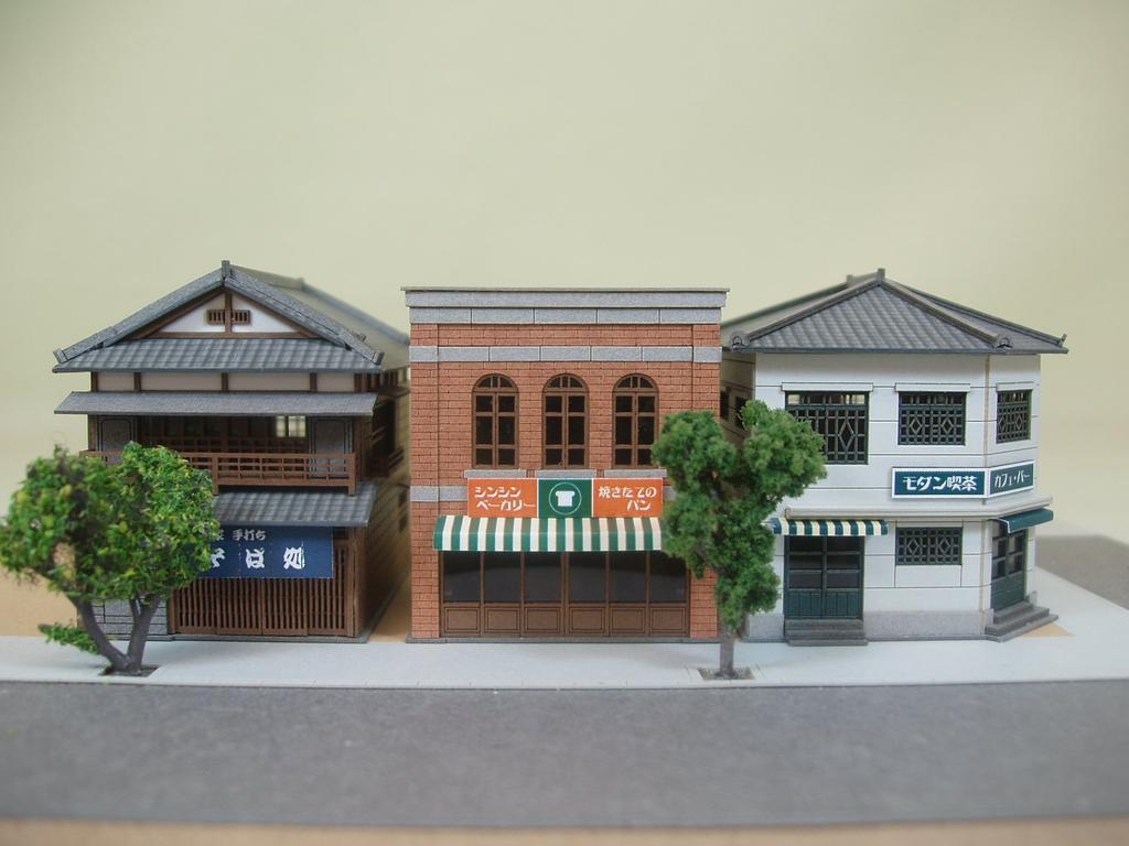 Sankei Nostalgic Diorama Serie Bäckerei 1/150 MP03-13