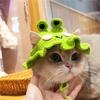 Pet Hat Hand-made Cat Hat Elastic Woven Cap  Puppy Kitten Headwear Knitted Hat Party Photo Shoot Props Decoration Cat Accessorie