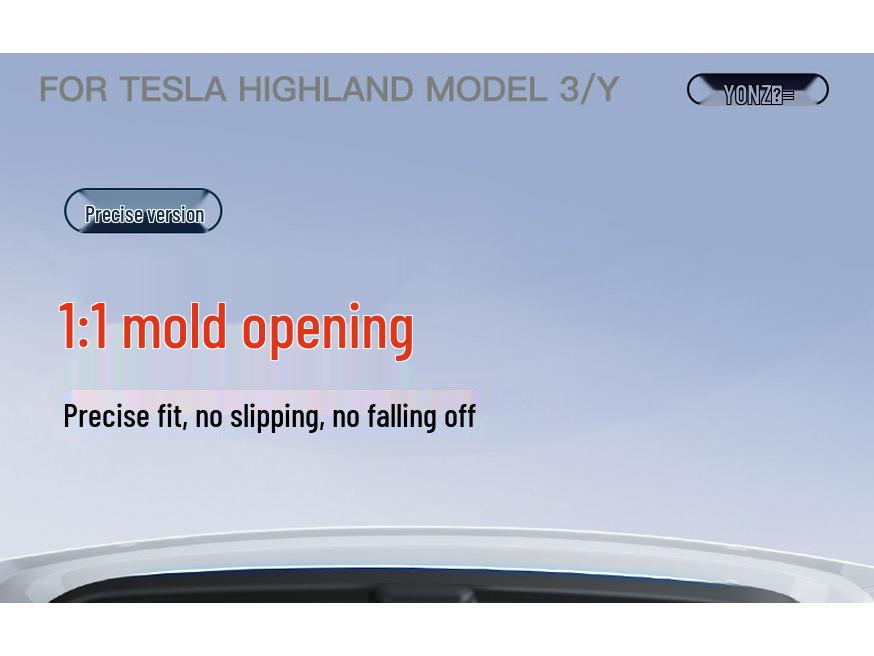 Tesla Y/3 Model Trunk Tailgate Protection Board: Flocking Interior Accessory
