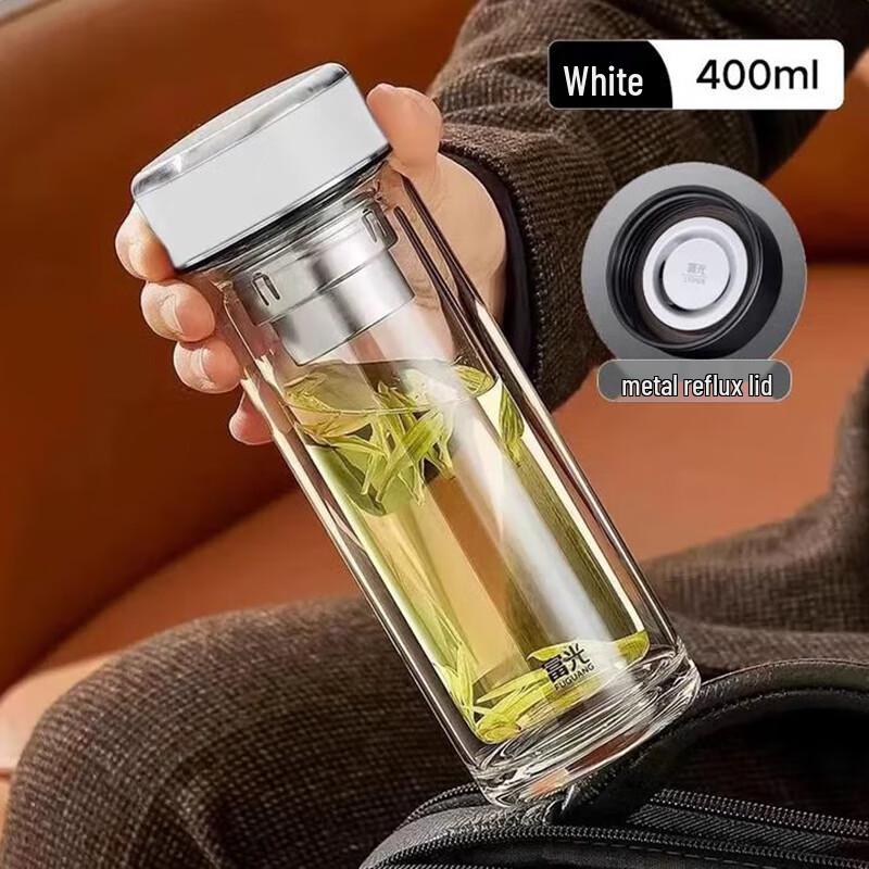 FUGUANG Reinforced Double-Layer Borosilicate Glass Cup