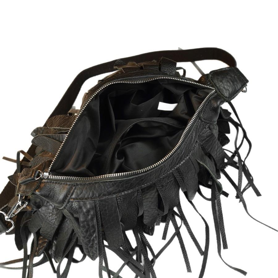 Fashion Tassel Bag Women'S Leather Piece Retro Shoulder Crossbody Large Capacity Tote Bag