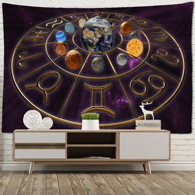 Planet Compass Tapestry Wall Hanging Psychedelic Universe Bohemian Tapiz Witchcraft Room Art Home Decor