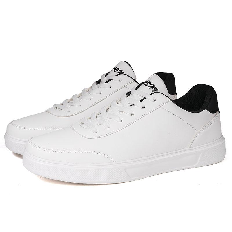 Fashion Men's Casual White Sneaker Men Concise Lace-up Shoes for Man Trendy All-match Sneakers New Male Fashion Sports Couple Shoes