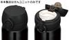 Thermos Water Accessory Replacement Lid Unit Spout and Gasket for JNL Portable Mug Jet Black Bottle/Mug Part (with Set) -
