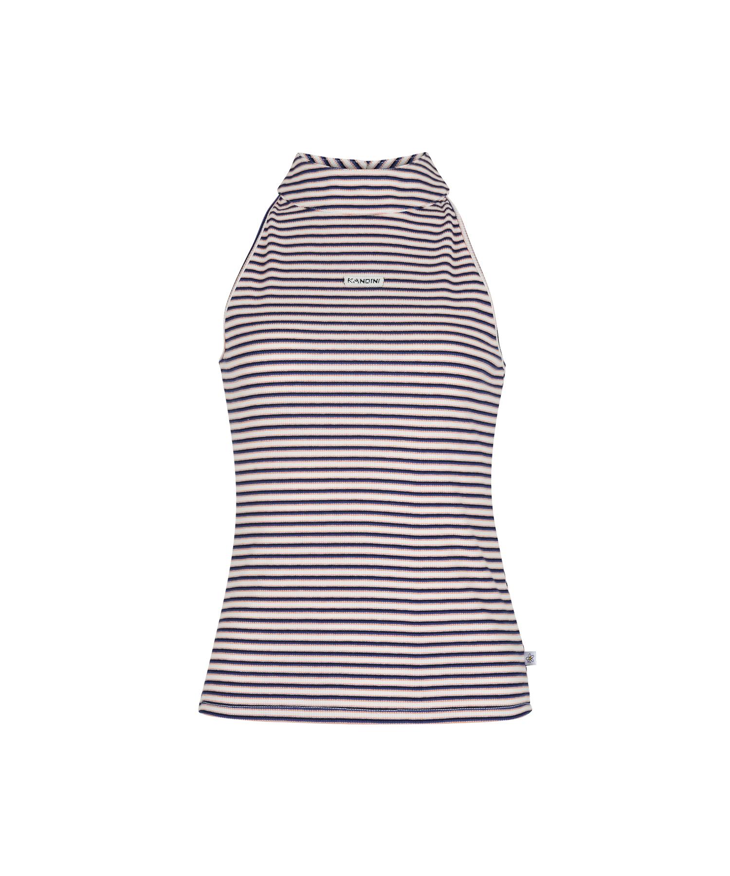 Candini Navy Striped Halter T-Shirt